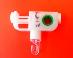 2157 Vertical Blind Carrier Hooks Replacement Parts Vertical Blind Carrier - Small tunnel Carrier metal spacer link Holds Up Vertical Blind Slat