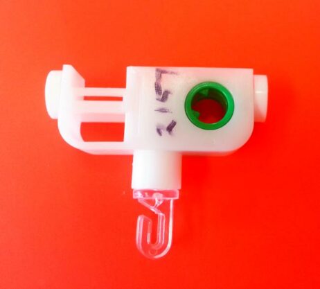 2157 Vertical Blind Carrier Hooks Replacement Parts Vertical Blind Carrier - Small tunnel Carrier metal spacer link Holds Up Vertical Blind Slat