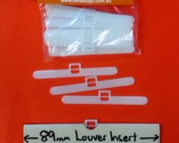 89mm Insert PVC 20 Pack Vertical Blind Louvre Inserts 20 Pack 89mm