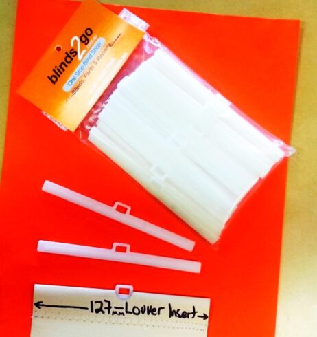 Package Blind Replacement Parts 127mm Louver Insert 50 Pack Cheap Blind Replacement Parts