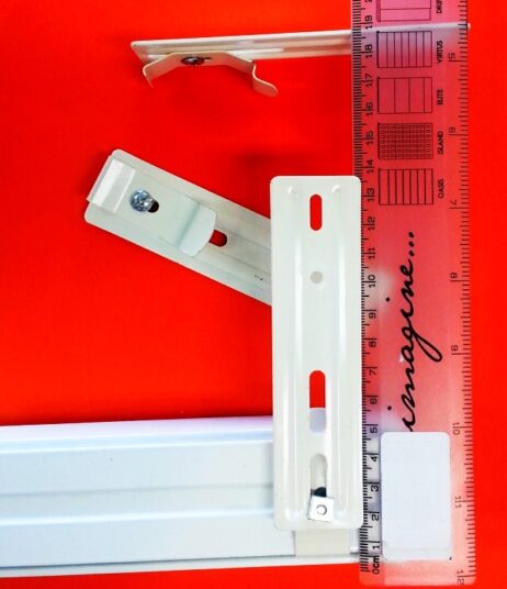 Extended Semi Reveal Vertical Blind Parts Australia Reveal Vertical Blind Extension With Plate - Blind Parts Australia