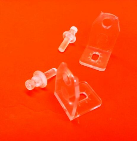 Slimline Venetian Blind Hold Down Brackets Set