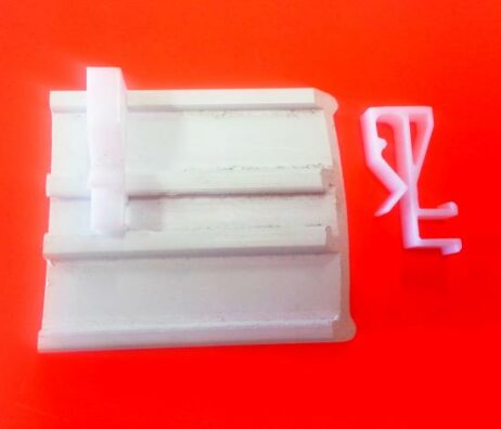 Timber Venetian Blind Plastic Pelmet Bracket Timber Venetian Blind Plastic Pelmet Bracket