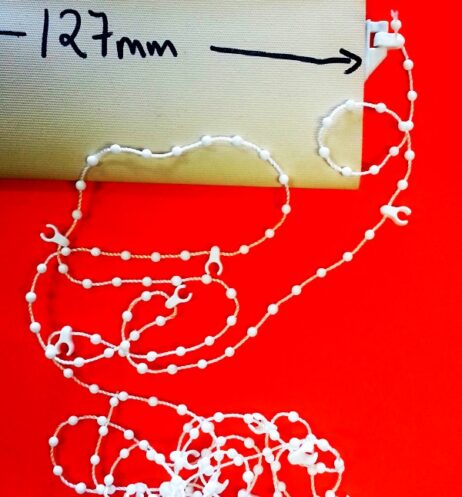 Vertical Blind Bottom Standard Chain 10 Metres Australia Blind Parts Vertical Blind Bottom Standard Chain 10 Metres 127mm