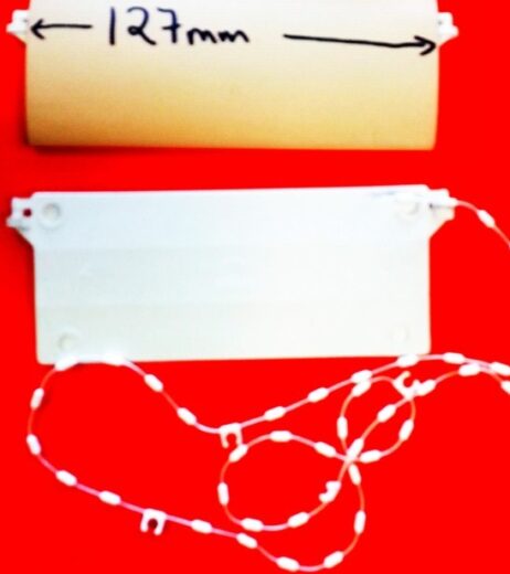127mm Tick Tack Vertical Blind Replacement Chain Vertical Blind Bottom Weight Tick Tack 5 Metres Chain
