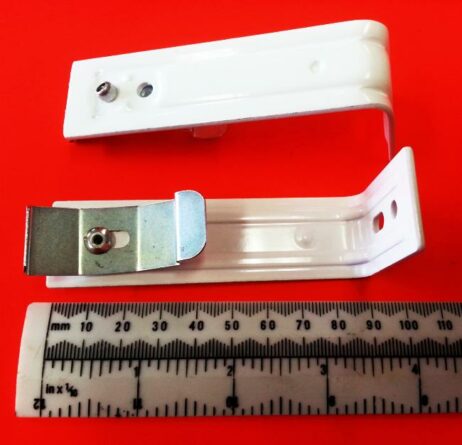 Vertical Blind Face White Brackets Vertical Blind Face Fix Bracket