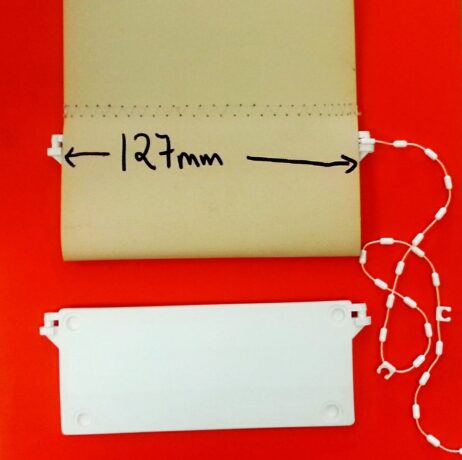 Vertical Blind Parts Bottom Weight 127mm 127mm Vertical PVC Blade Weight