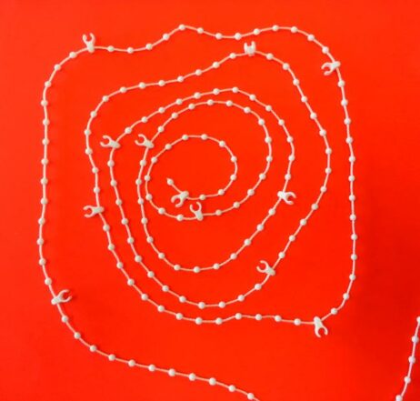 Vertical Blind Standard Chain 127mm 5 Metres Vertical Blind Plastic Chain