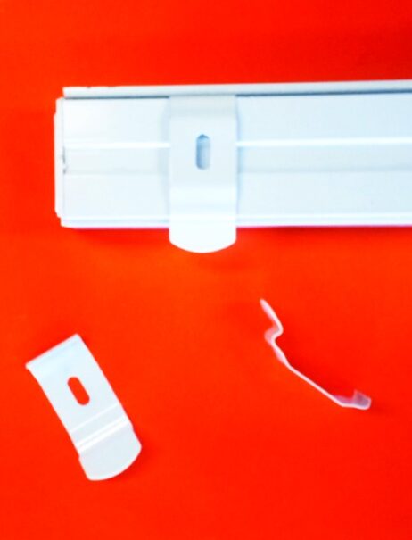 Vertical blind standard top fix bracket white Cheap Blind Parts - Vertical Blind Top Fix Bracket