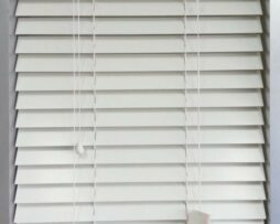 White 50mm Timber Budget Blind