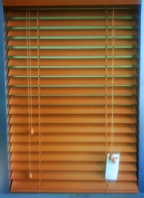 cedar 50mm budget pvc blinds Cedar look PVC Venetian Blinds