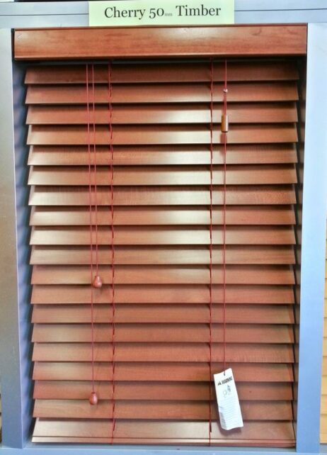 cherry 50mm timber Cherry 50mm Timber Budget Blind